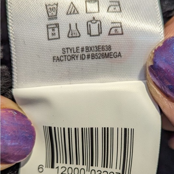 BCBG silver brown long pull on skirt size Med - Picture 8 of 8